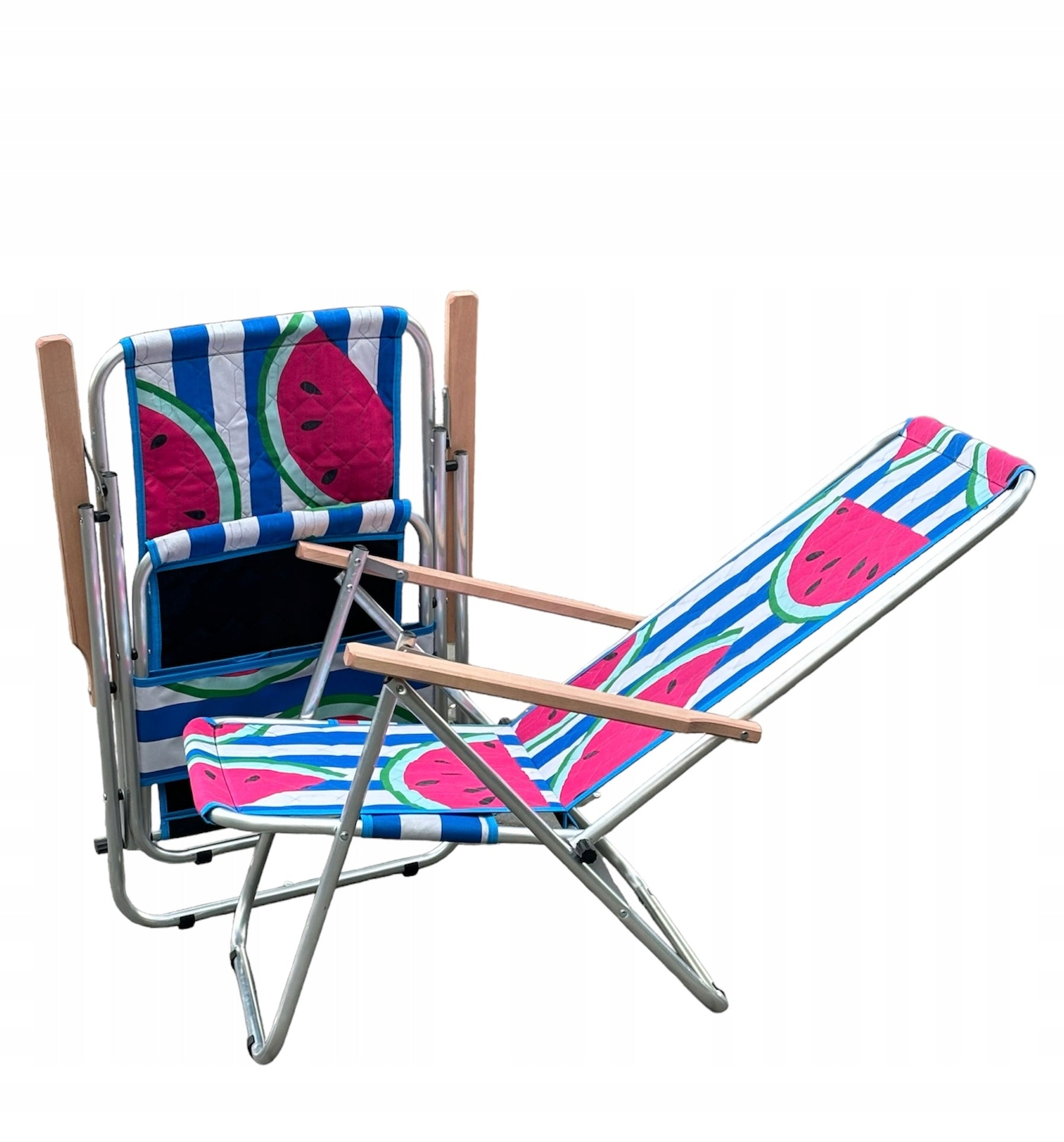 ALUMINUM GARDEN BEACH CHAIR 120 KG FOLDING Model alu