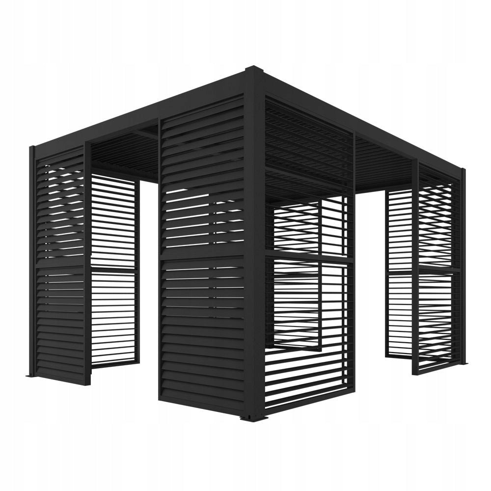 ALUMINUM LOUVER PANEL FOR PERGOLA 3M ANTHRACITE MOVABLE SIDE WALL THIS Length 0.06 m