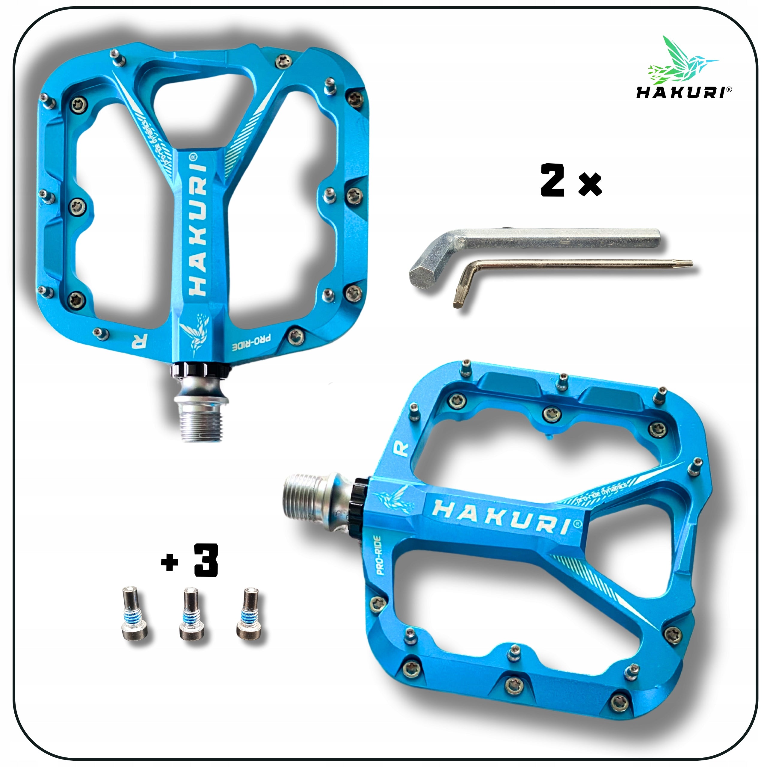 ALUMINUM PLATFORM BICYCLE PEDALS WITH PINS 3 MACHINE BEARINGS LIGHTWEIGHT Dedicated for BMX bikes cargo bikes cross bikes e-bikes gravel bikes urban bikes MTB (mountain bikes) cyclocross bikes street bikes road bikes tandem bike track bikes trekking bikes triathlon bike tricycles folding bikes trail bikes