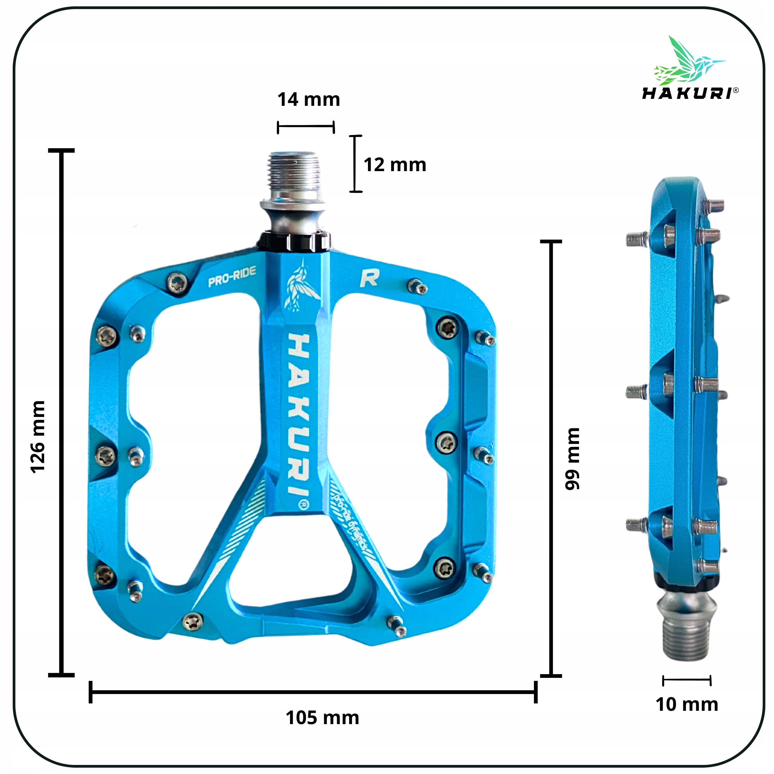 ALUMINUM PLATFORM BICYCLE PEDALS WITH PINS 3 MACHINE BEARINGS LIGHTWEIGHT Equipment group other