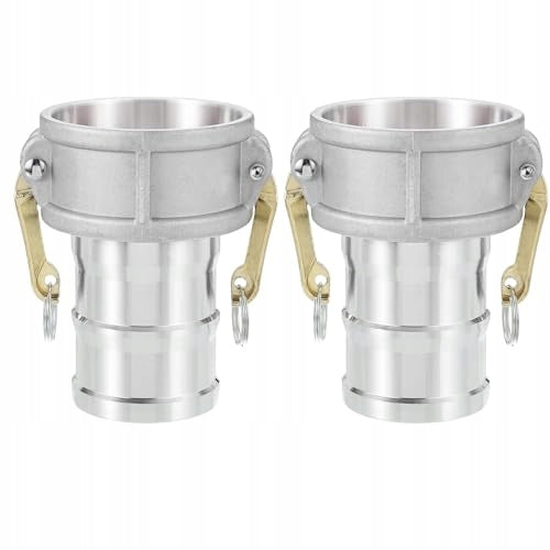 ALUMINUM QUICK COUPLER FOR HOSE NPT 7 6 CM 2 PCS Male for Home Brand no brand