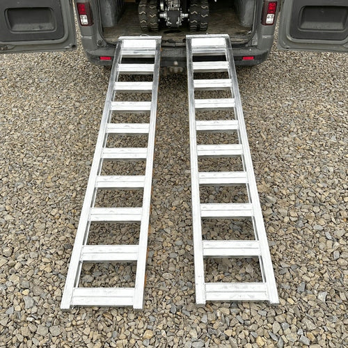 ALUMINUM RAIDS FOR MINI EXCAVATOR RAMP WIDTH 40 CM x 300CM SET OF 2 tons Brand Meyer