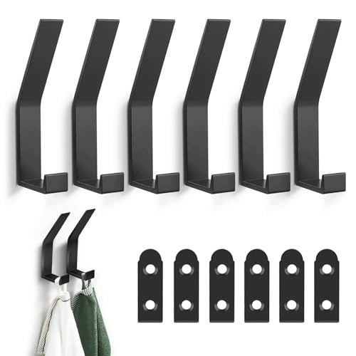 ALUMINUM WALL HANGERS FOR CLOTHES JACKETS COATS SET OF 6 Brand no brand