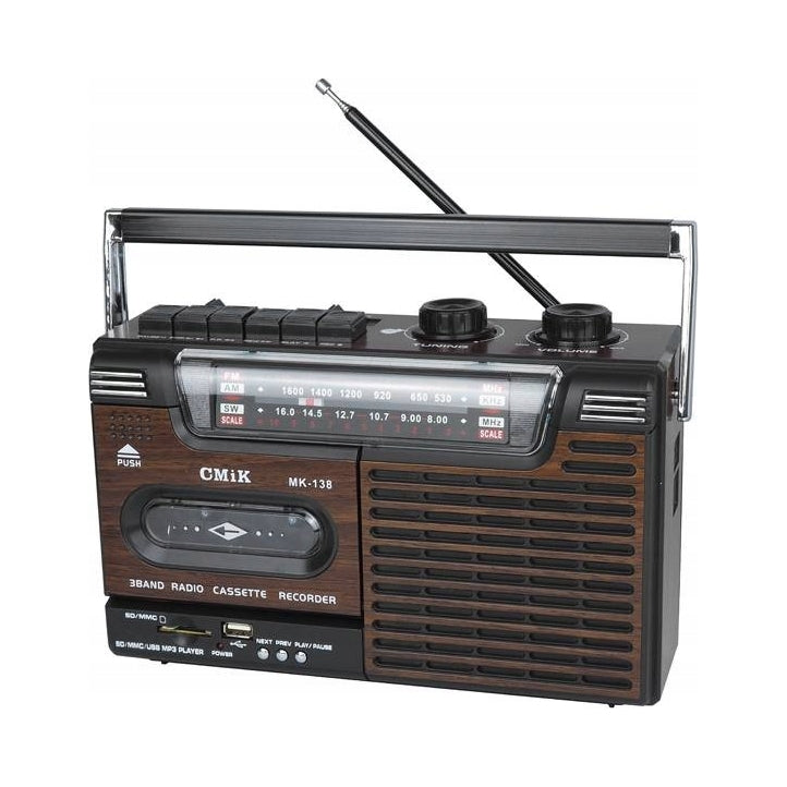 AM, FM, SW CMiK MK-138 network-battery radio
