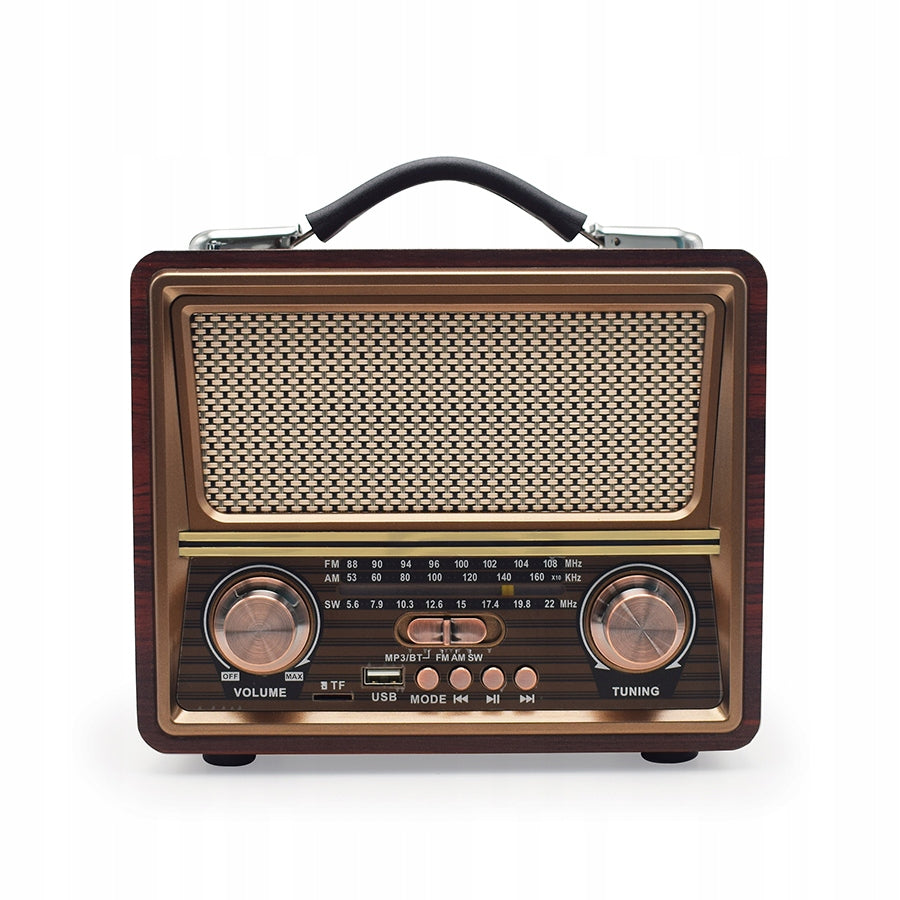 AM, FM, SW Retropolis Seattle Network and Battery Radio Brand Retropolis