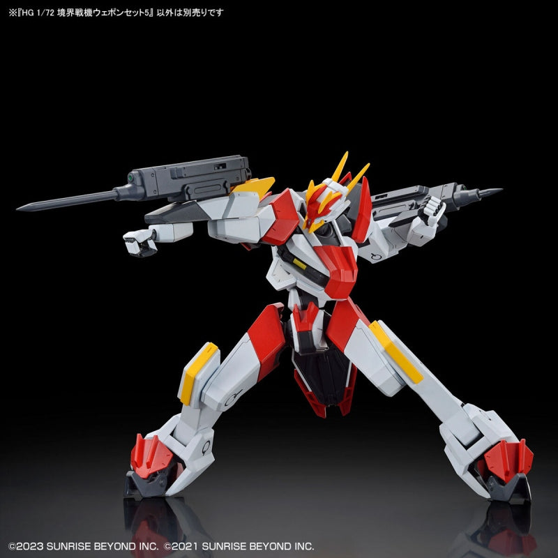 Surenkamas modelis Bandai HG Kyokai Senki Amaim Warrior at the Borderline Weapon Set 5 65328