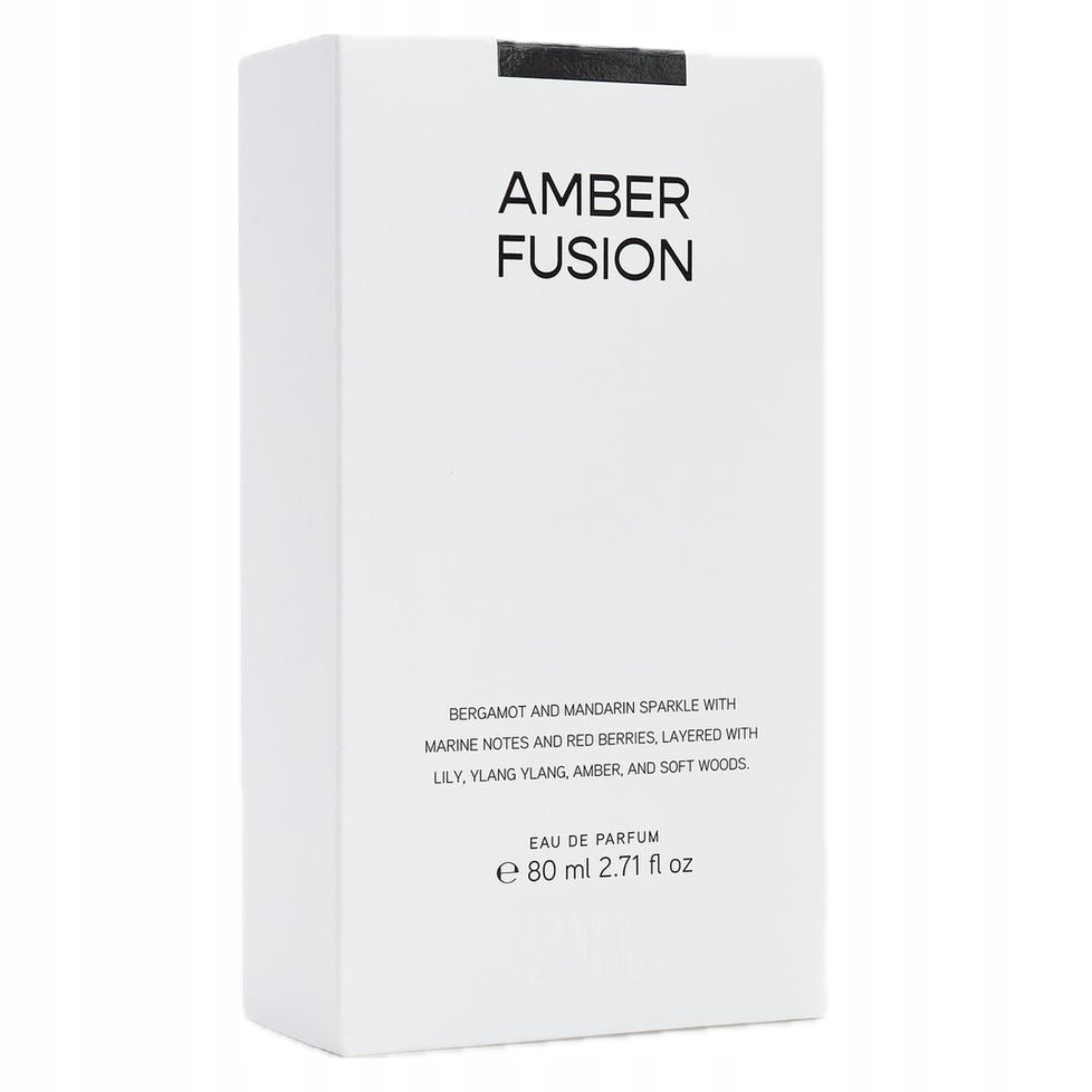 AMBER FUSION 80 ml Zara Perfume BOX Packaging status original