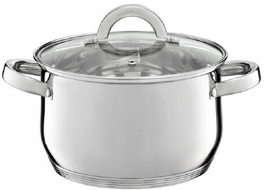 AMBITION 8 POTS STAINLESS STEEL BERRY STEEL POT SET FOR INDUCTION GAS Material stainless steel