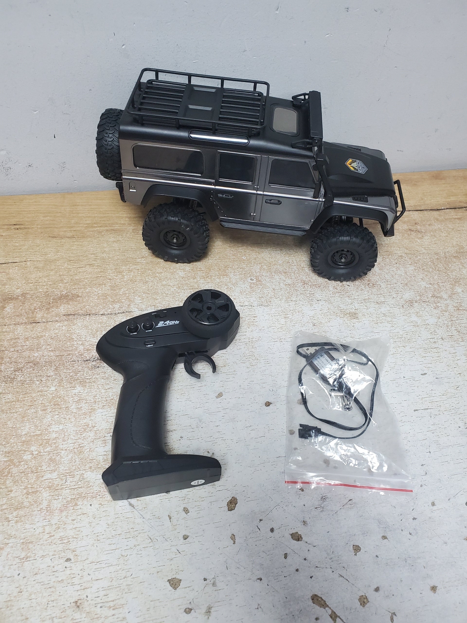 AMEWI RC AMXRock Mini-D90 Scale Crawler 4WD grey 1/16 RTR Brand no brand