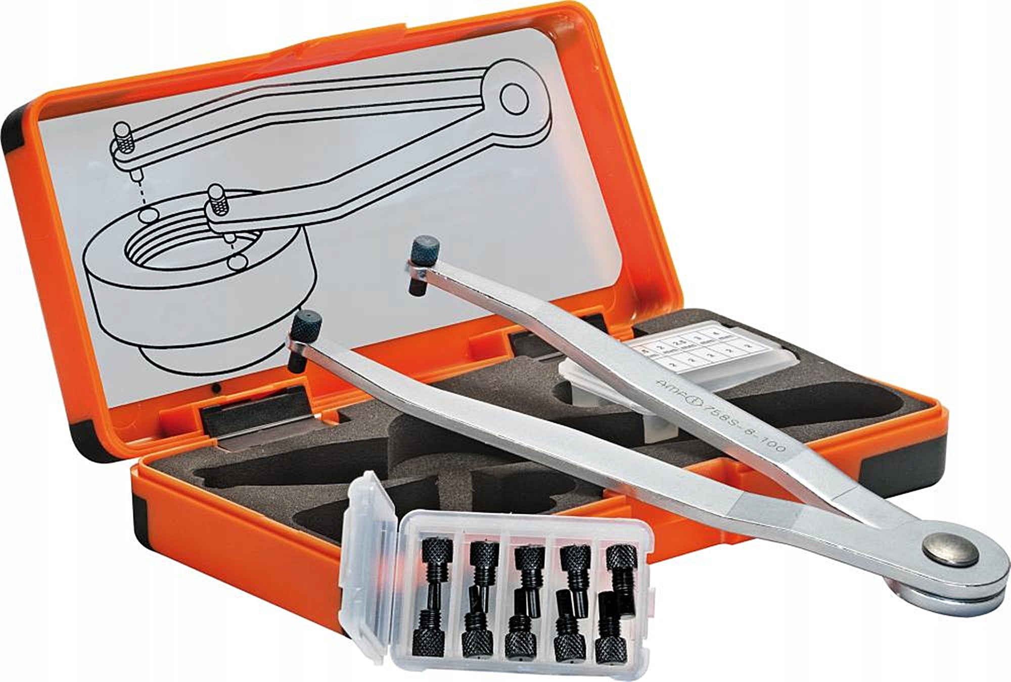 AMF 8-100MM WRENCHES FOR NUTS WITH FRONT OPENING