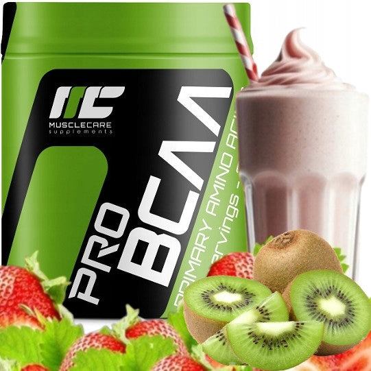 AMINO ACIDS BCAA regeneration Muscle Care Pro BCAA 350 g STRAWBERRY KIWI
