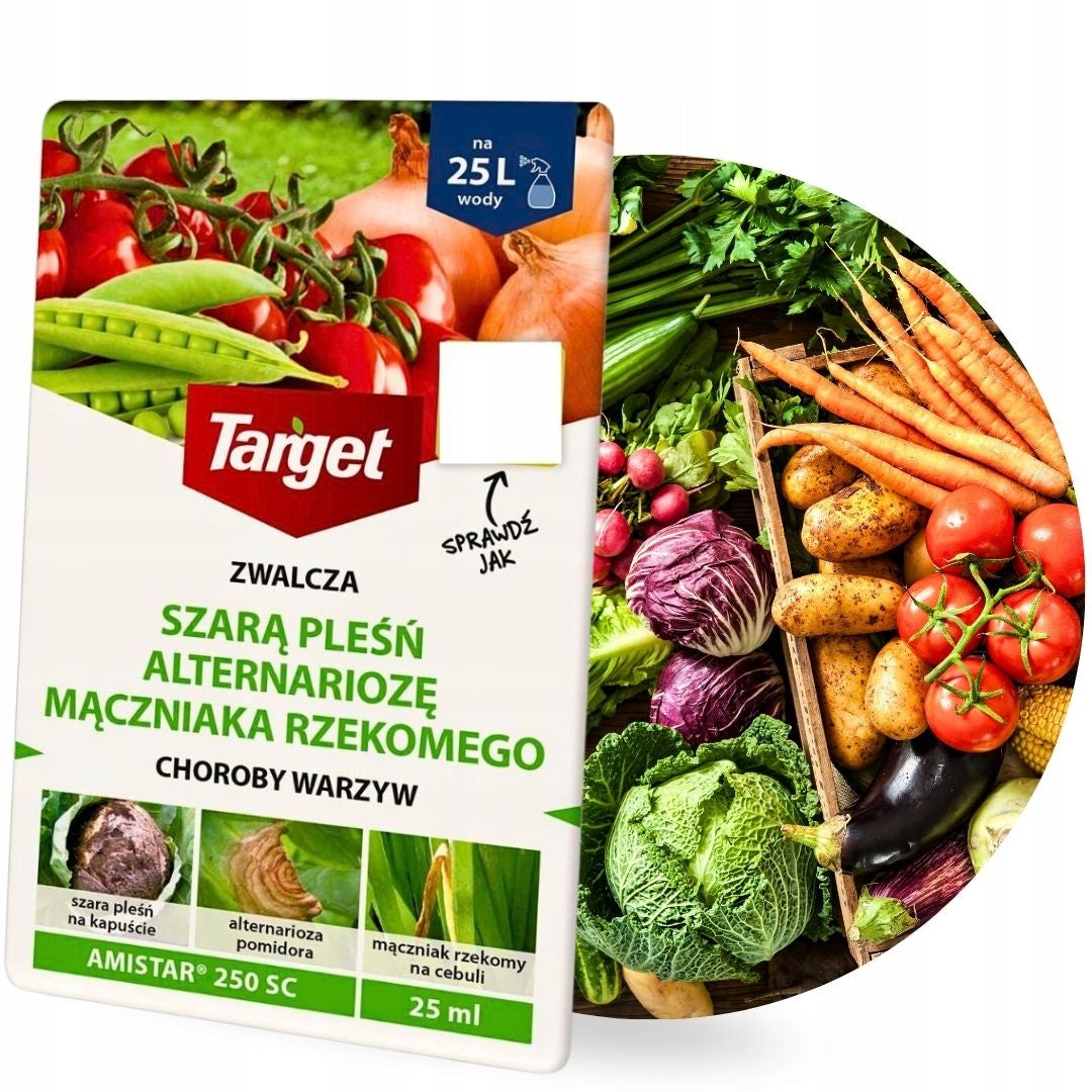 AMISTAR 250 SC Fights Vegetable Diseases Grey Mold Powdery mildew TARGET 25 ML Manufacturer code 5901875002906