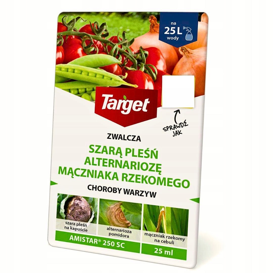 AMISTAR 250 SC Fights Vegetable Diseases Grey Mold Powdery mildew TARGET 25 ML Packaging status original