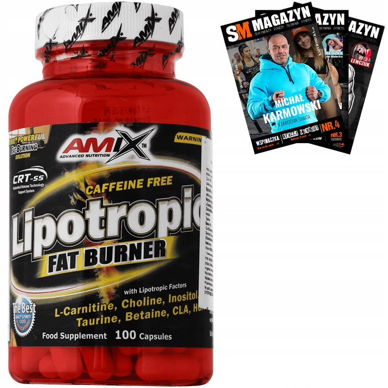 AMIX LIPOTROPIC FAT BURNER 100cap BURNER REDUCTION