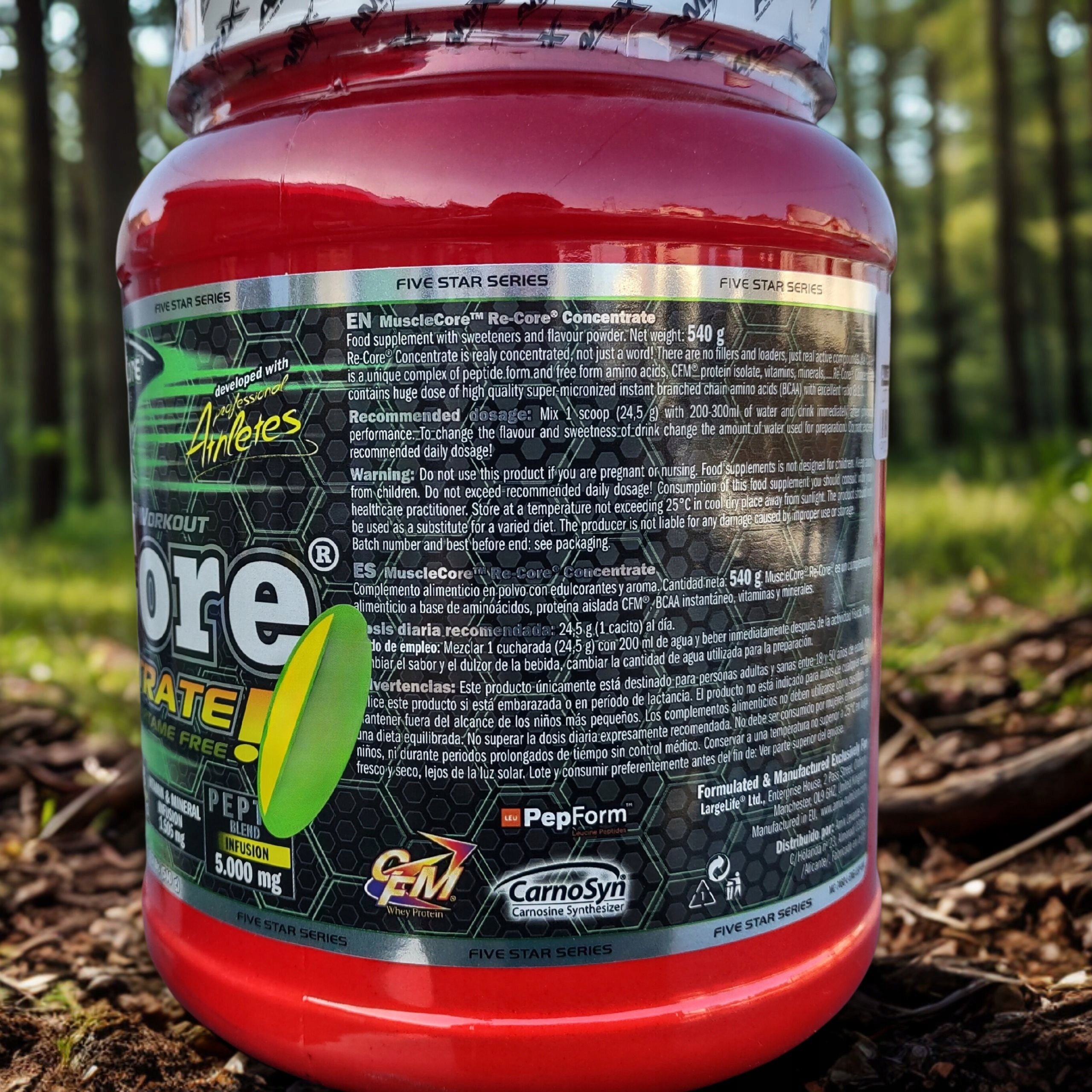 AMIX MuscleCore Re-Core Concentrate 540g - Mass Gainer Medical device no