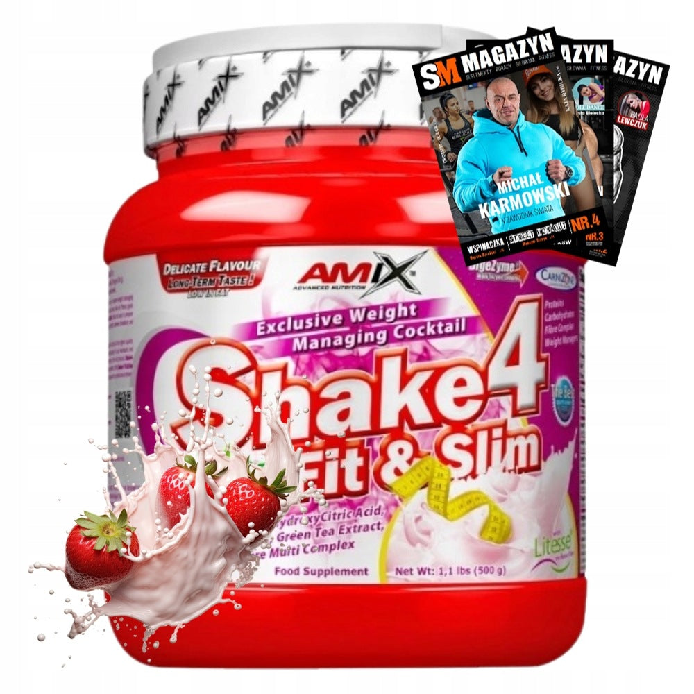 AMIX SHAKE 4 FIT ANDSLIM 500g SLIMMING COCKTAIL REDUCTION