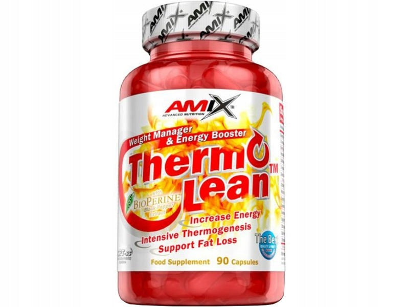 AMIX THERMOLEAN 90 kaps BURNER REDUCTION CARNITINE Manufacturer code Mocny spalacz tłuszczu na redukcje