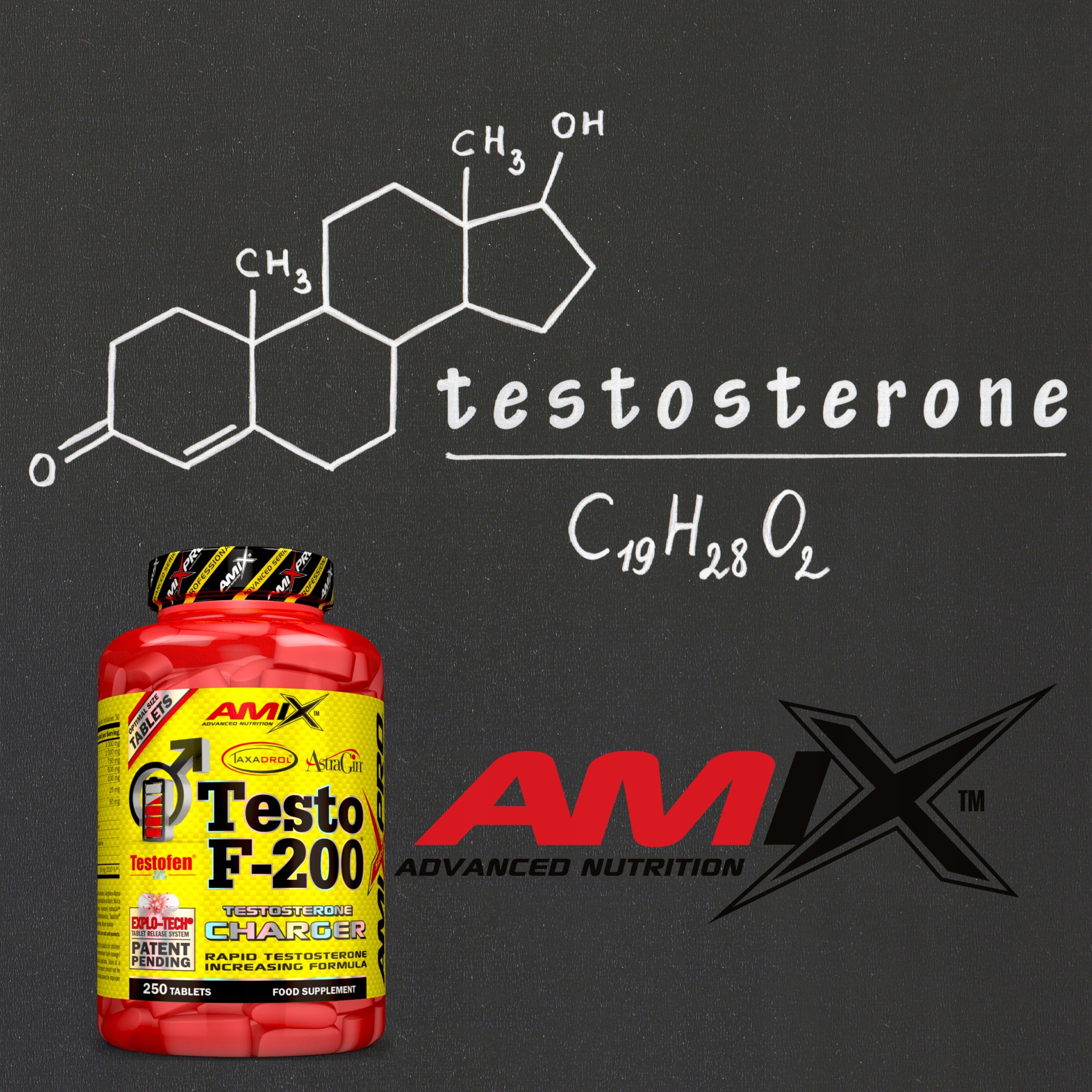 AMIX Testo F200 testosterone booster! legal steroids testosterone 250 tabl Packaging status original