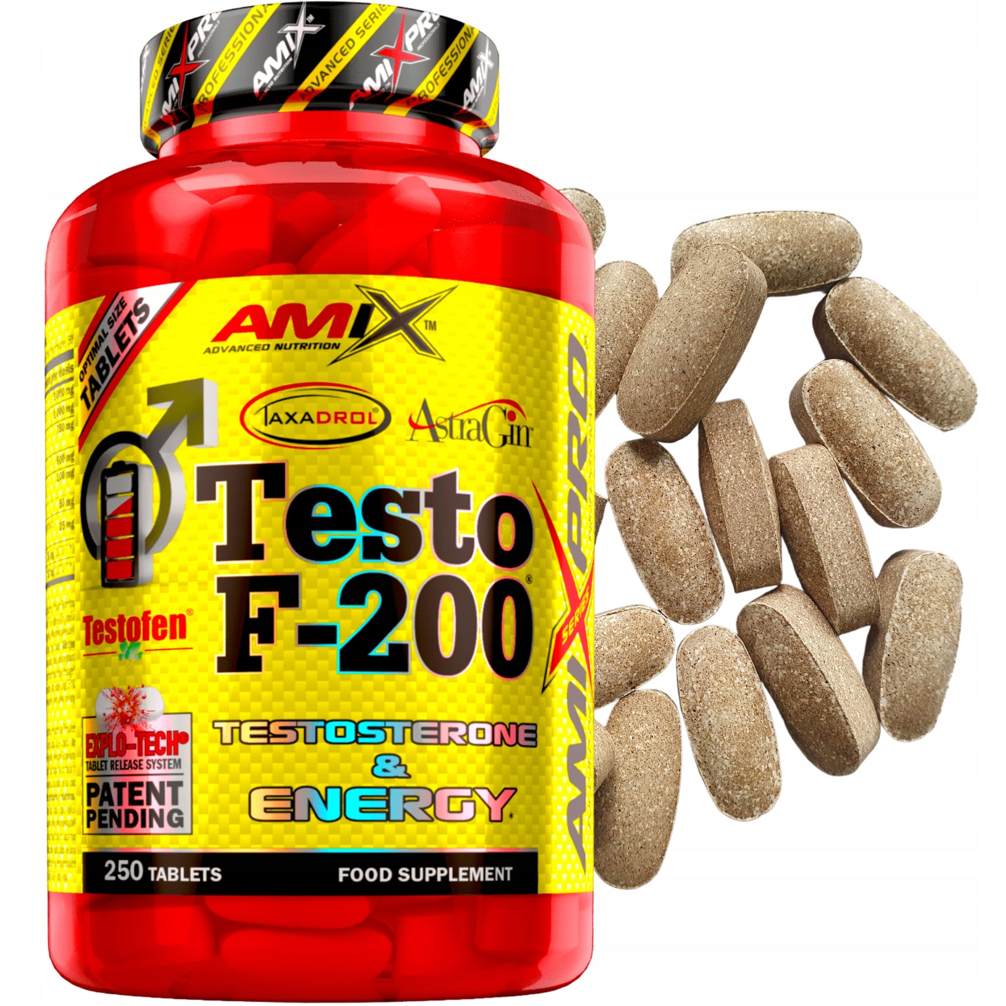 AMIX Testo F200 testosterone booster! legal steroids testosterone 250 tabl