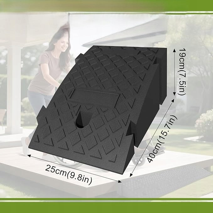 AMSXNOO Ramps Cargo, Portable Anti-Slip Plastic Ramp G3405 Manufacturer code g3405js