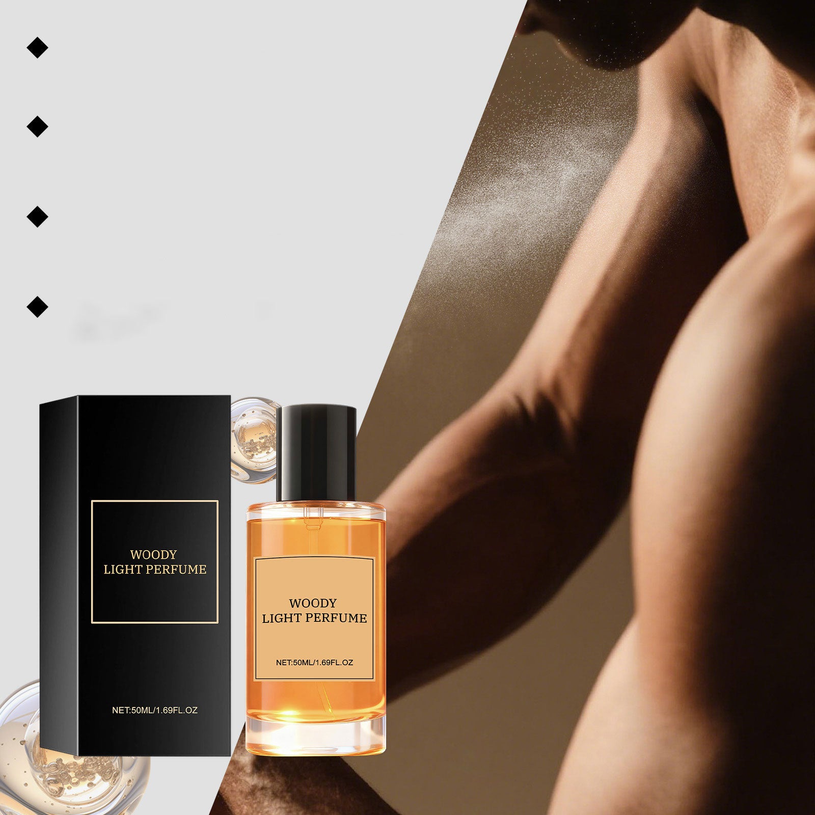 AMZ Elegant Cedarwood Scent Perfume 50ML Brand 100% Pure
