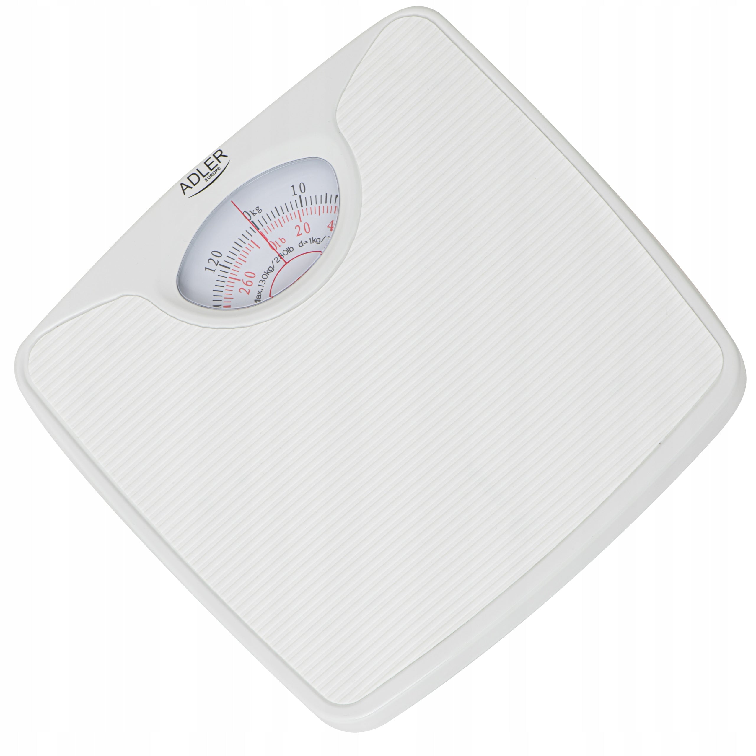 ANALOG MECHANICAL BATHROOM SCALE 130KG Brand ADLER