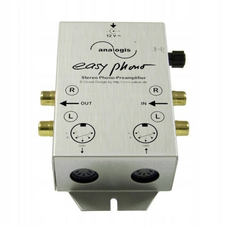 ANALOGIS EASY PHONO - MM PHONO PREAMPLIFIER FOR TURNTABLE + POWER SUPPLY EAN (GTIN) 4250013760309