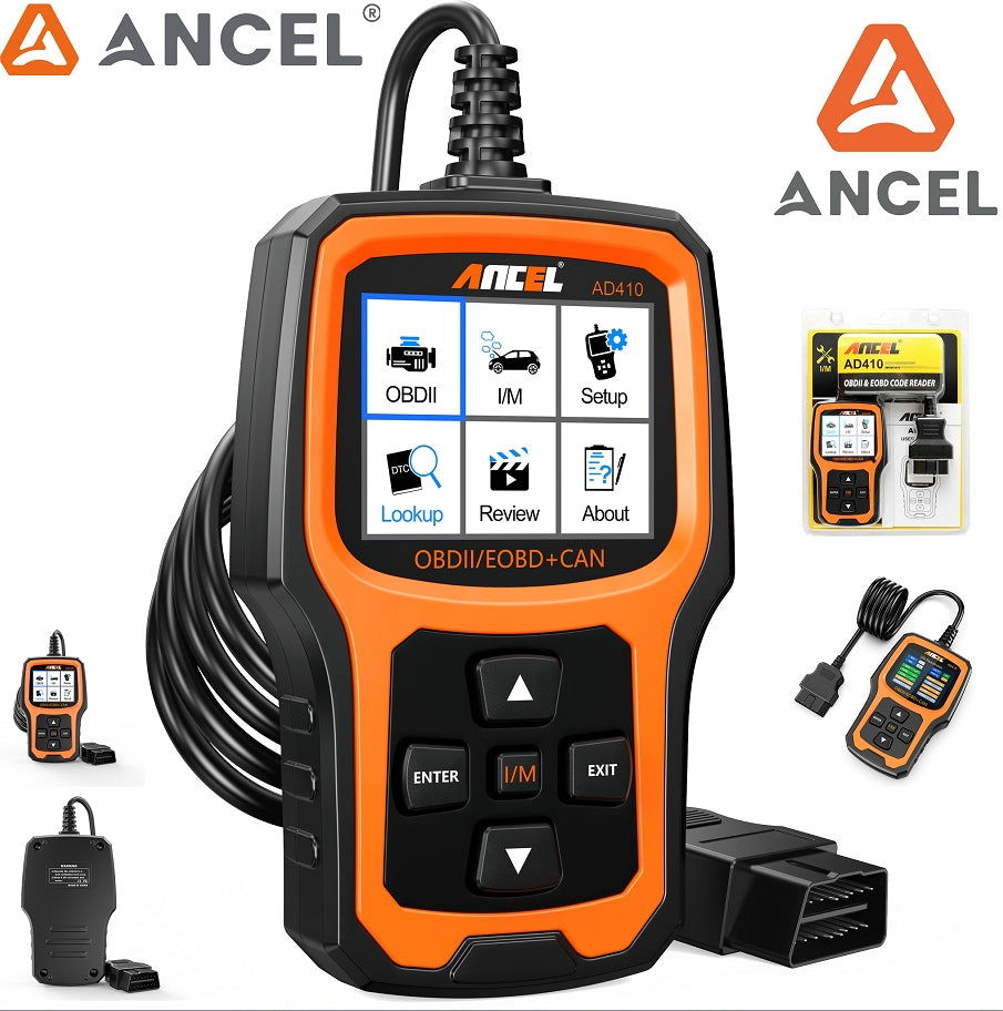 ANCEL AD410 OBDII All OBD2 Cars 1996 Support Polish language obd eleven Brand ANCEL