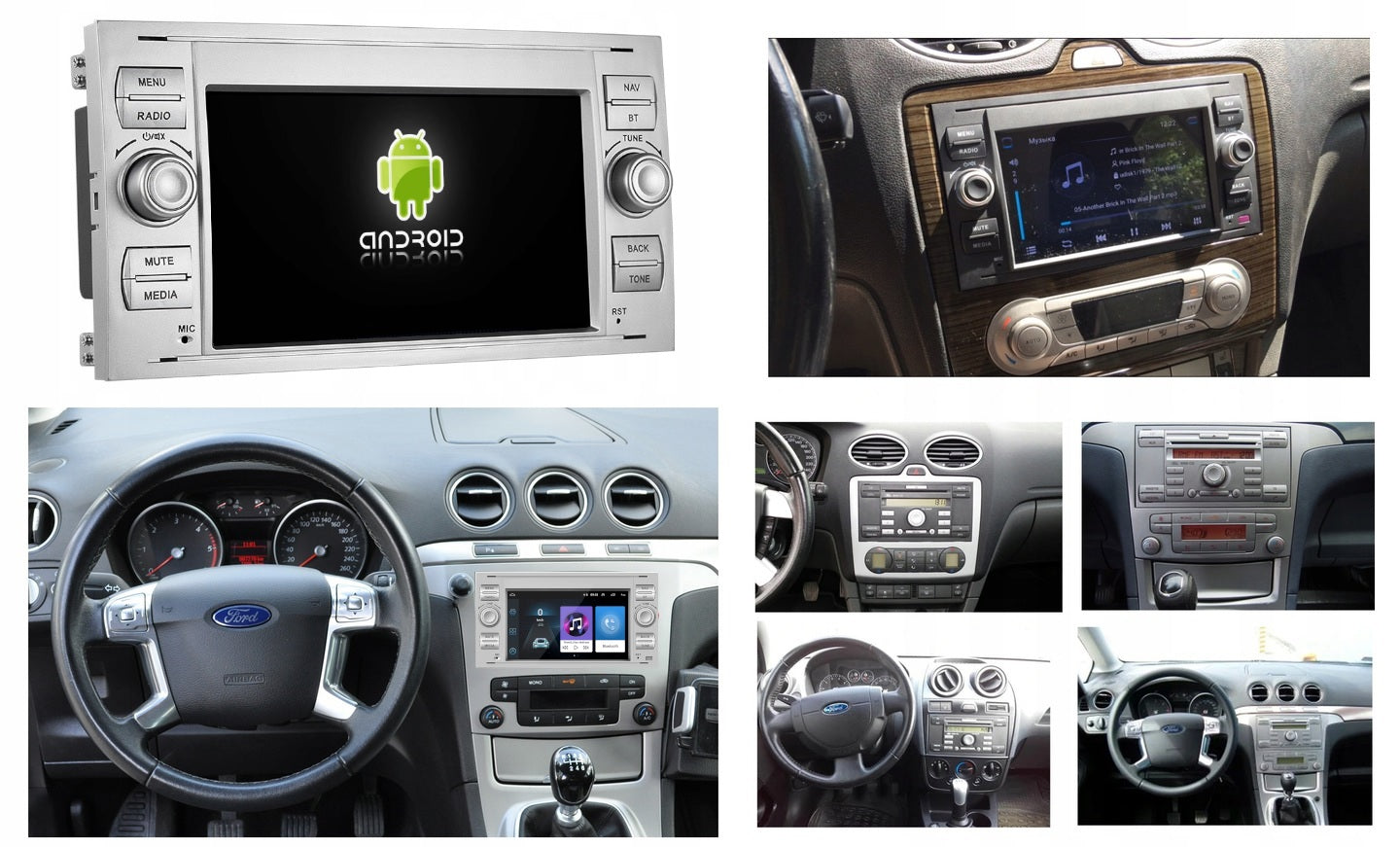 ANDROID CAR RADIO GPS BT FORD KUGA S-MAX C-MAX CARPLAY WIFI BLUETOOTH 2/64GB Manufacturer code A2806WE