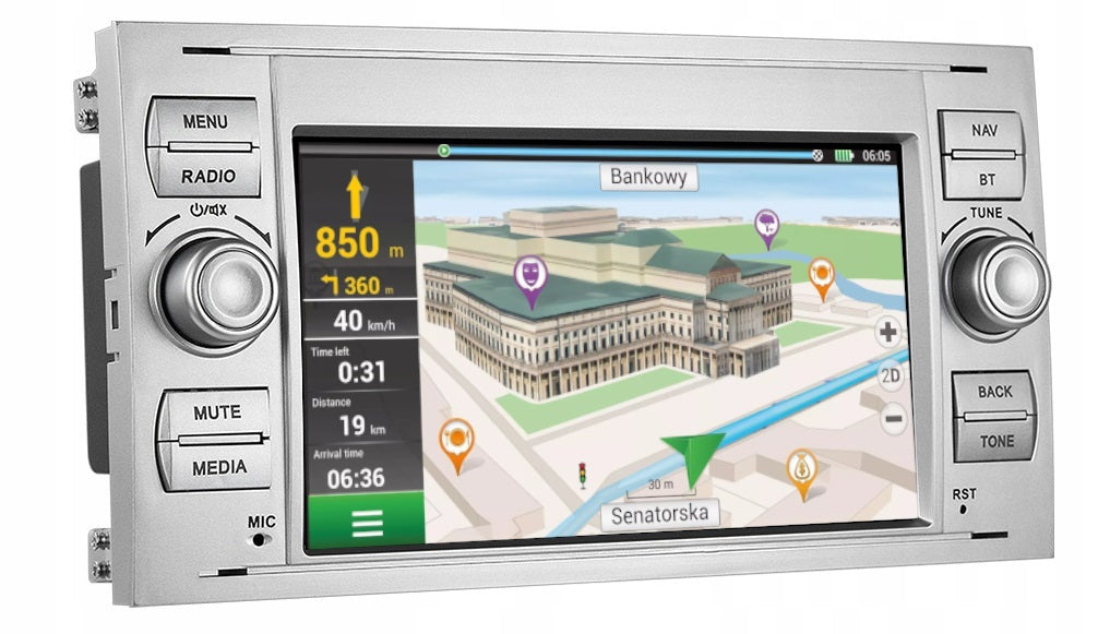 ANDROID CAR RADIO GPS BT FORD KUGA S-MAX C-MAX CARPLAY WIFI BLUETOOTH 2/64GB