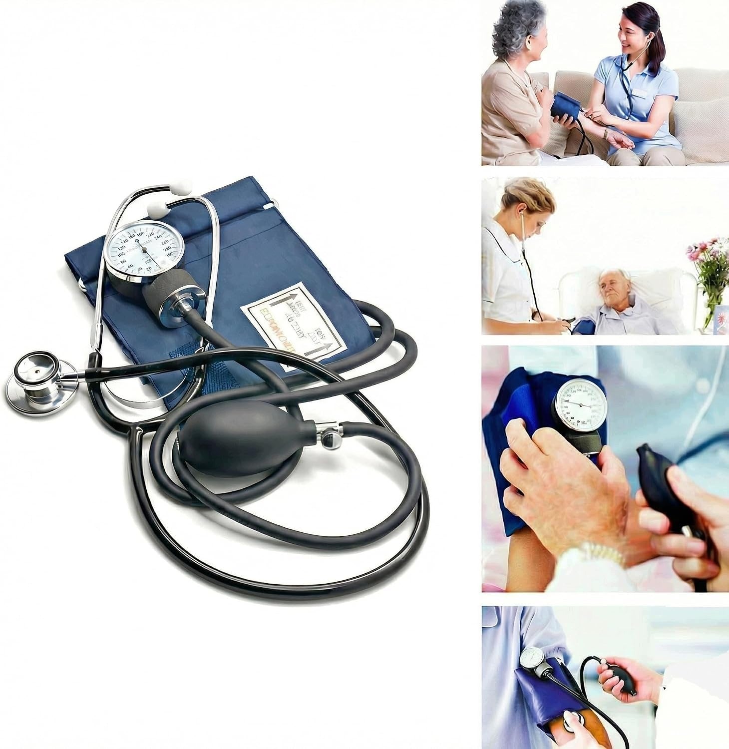 ANEROID BLOOD PRESSURE MONITOR STETHOSCOPE PUMP CUFF BAG 300 MMHG Medical device type accessories for a medical device or a product without an intended medical purpose