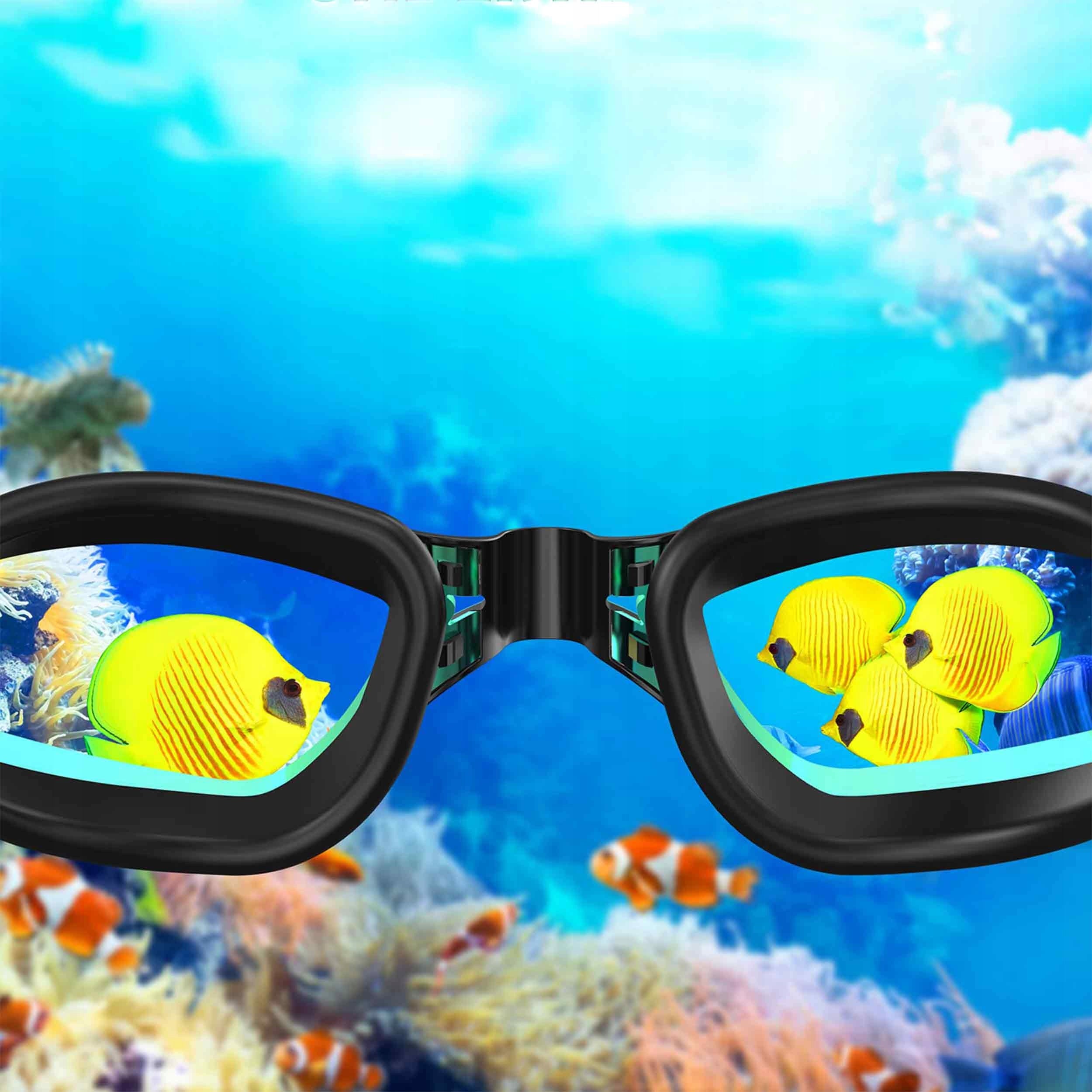ANFI-FOG Swimming Glasses UV Filter Goggles Polarization for Swimming Pool Trip Model S357