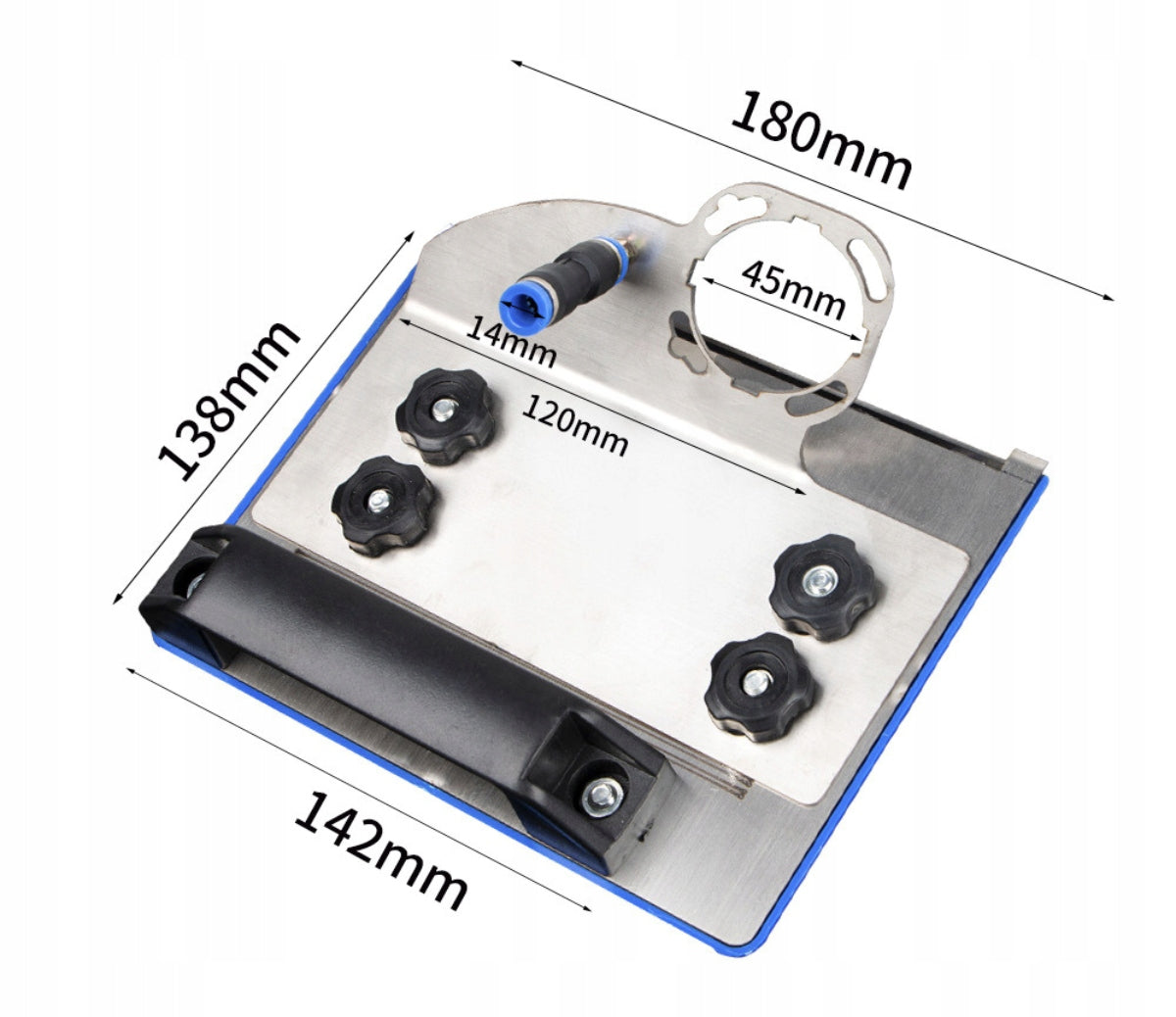 ANGLE ATTACHMENT FOR CHAMFERING STONEWARE TILES AT AN ANGLE OF 45 DEGREES SLIDER Brand no brand