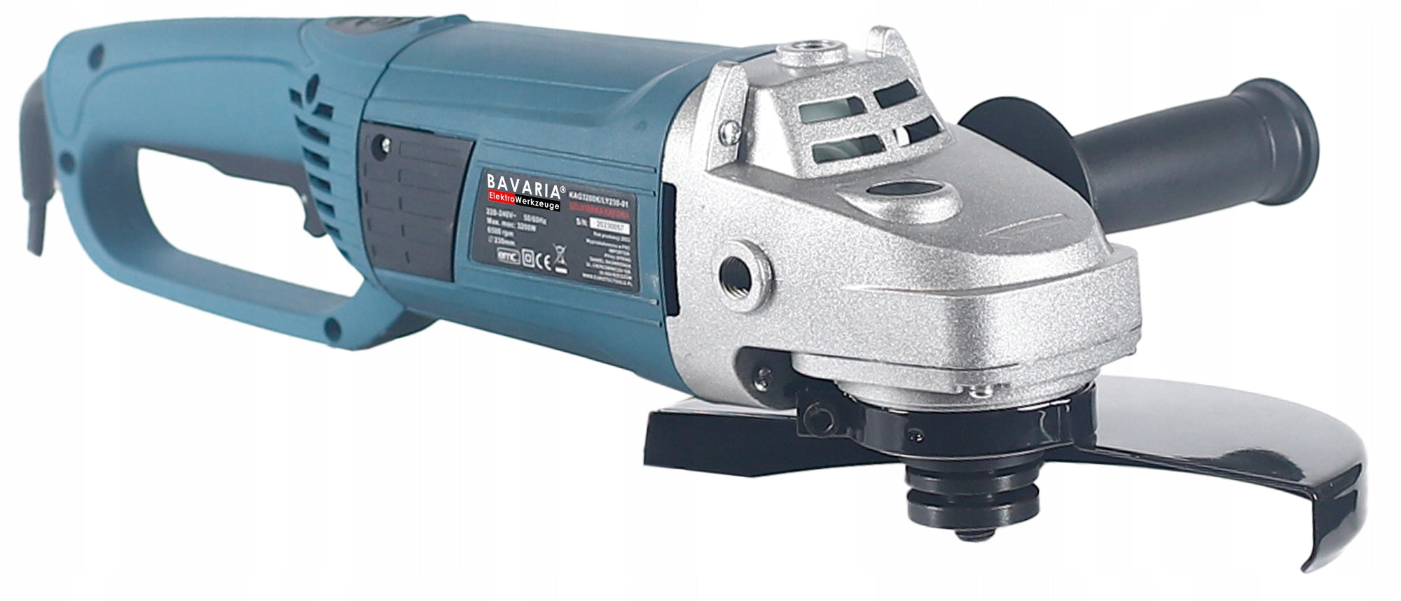 ANGLE GRINDER 230 MM SLOW SOFT START LARGE ANGLE GRINDER DIAX 3200W MAINS Manufacturer code KAG3200K ELEKTRO-SELL