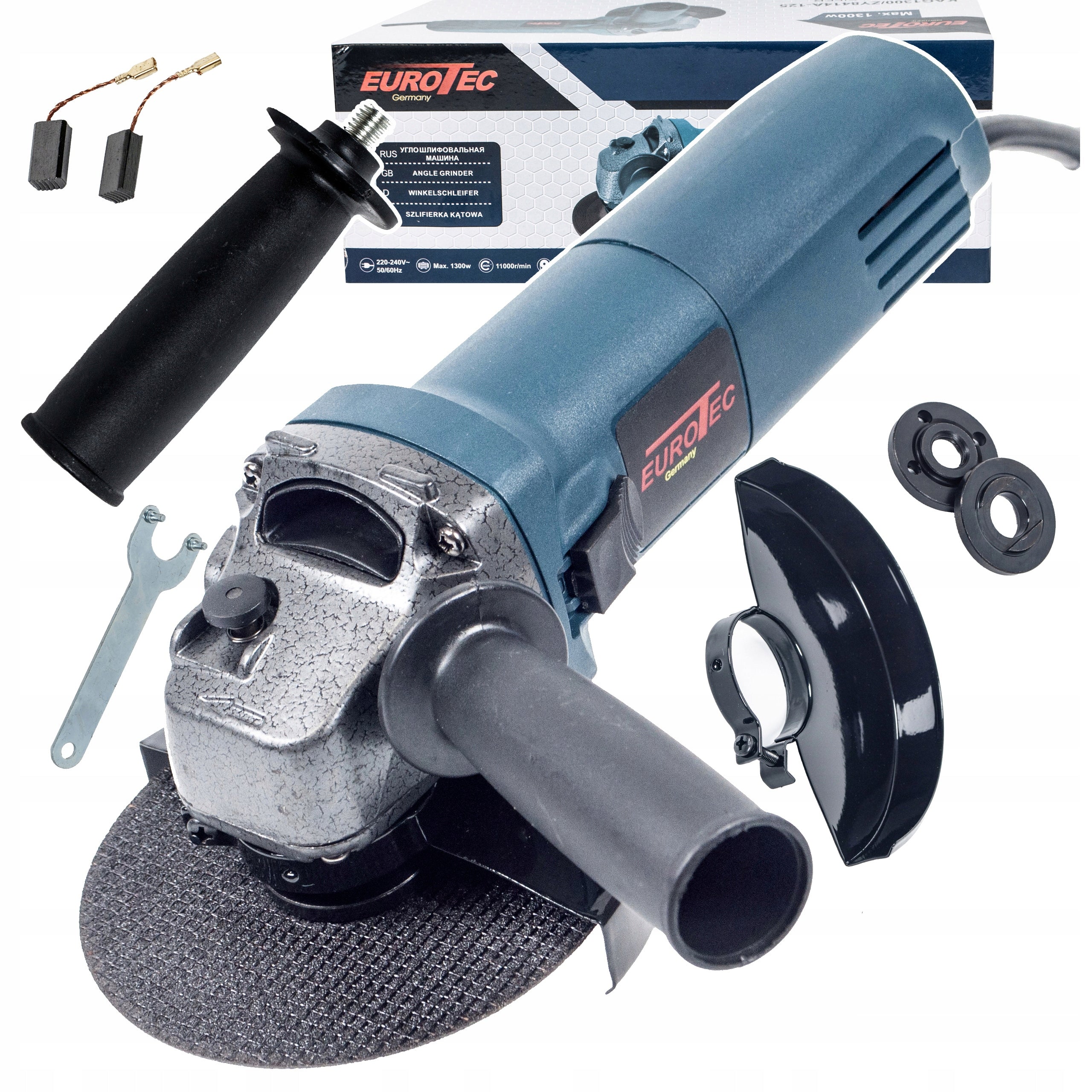 ANGLE GRINDER ANGLE DIAX DISCS 125MM 230V SET EUROTEC