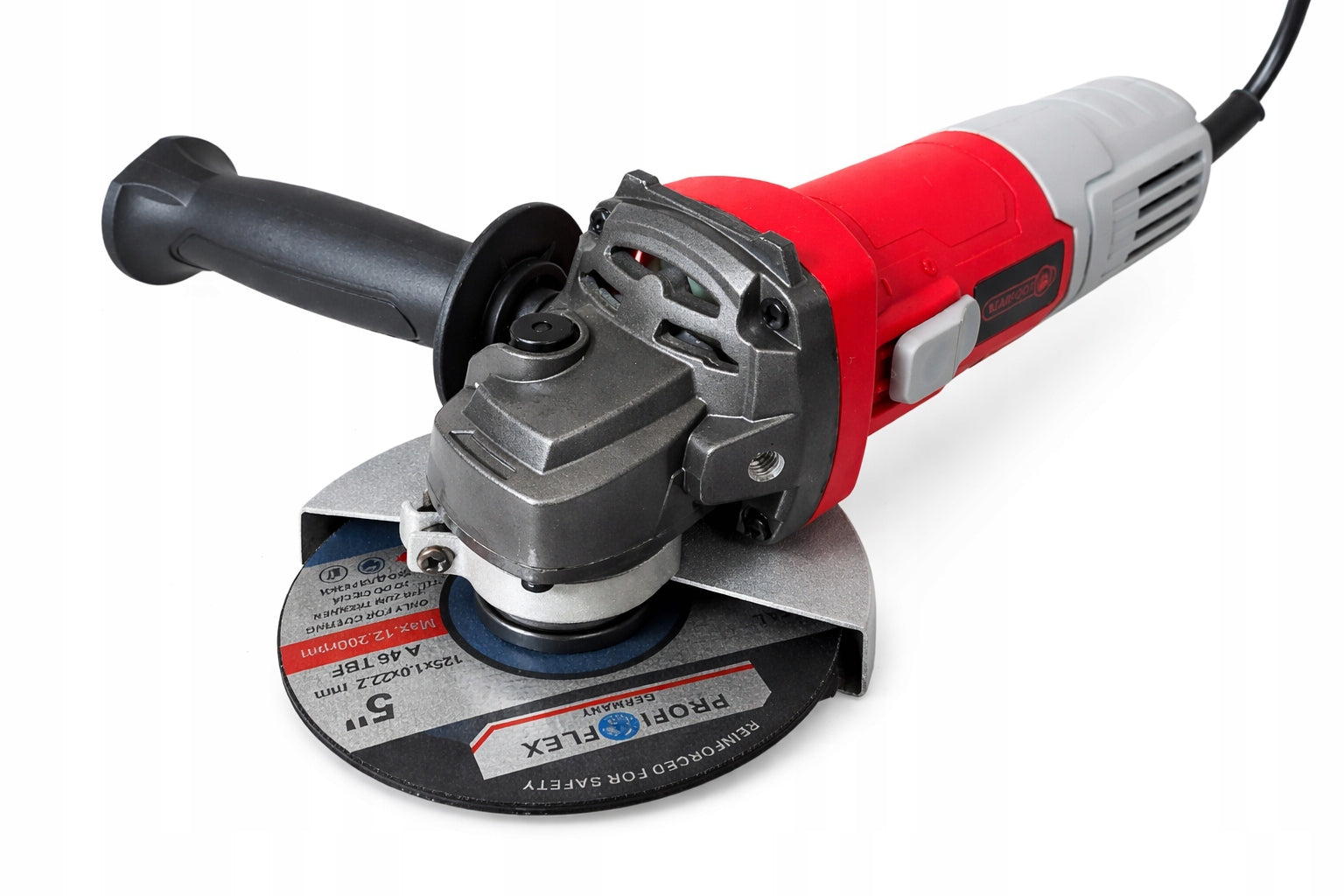ANGLE GRINDER Bearfoot 1700 W 125 mm Network Rotation Adjustment 230V Packaging status original
