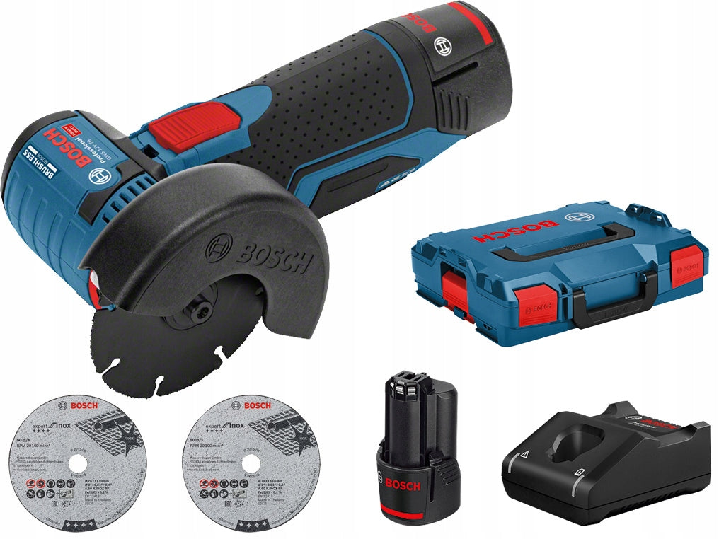 ANGLE GRINDER GWS 12V-76 BOSCH 2x3,0Ah L-BOXX