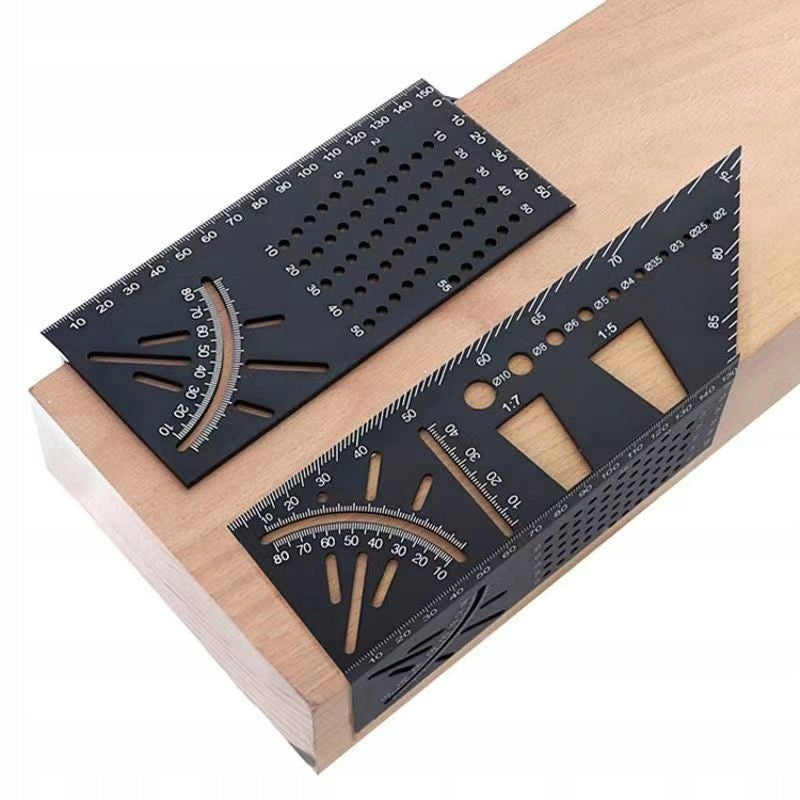 ANGLE JAPANESE CARPENTRY ALUMINUM 3D GAUGE STENCIL Kind universal square