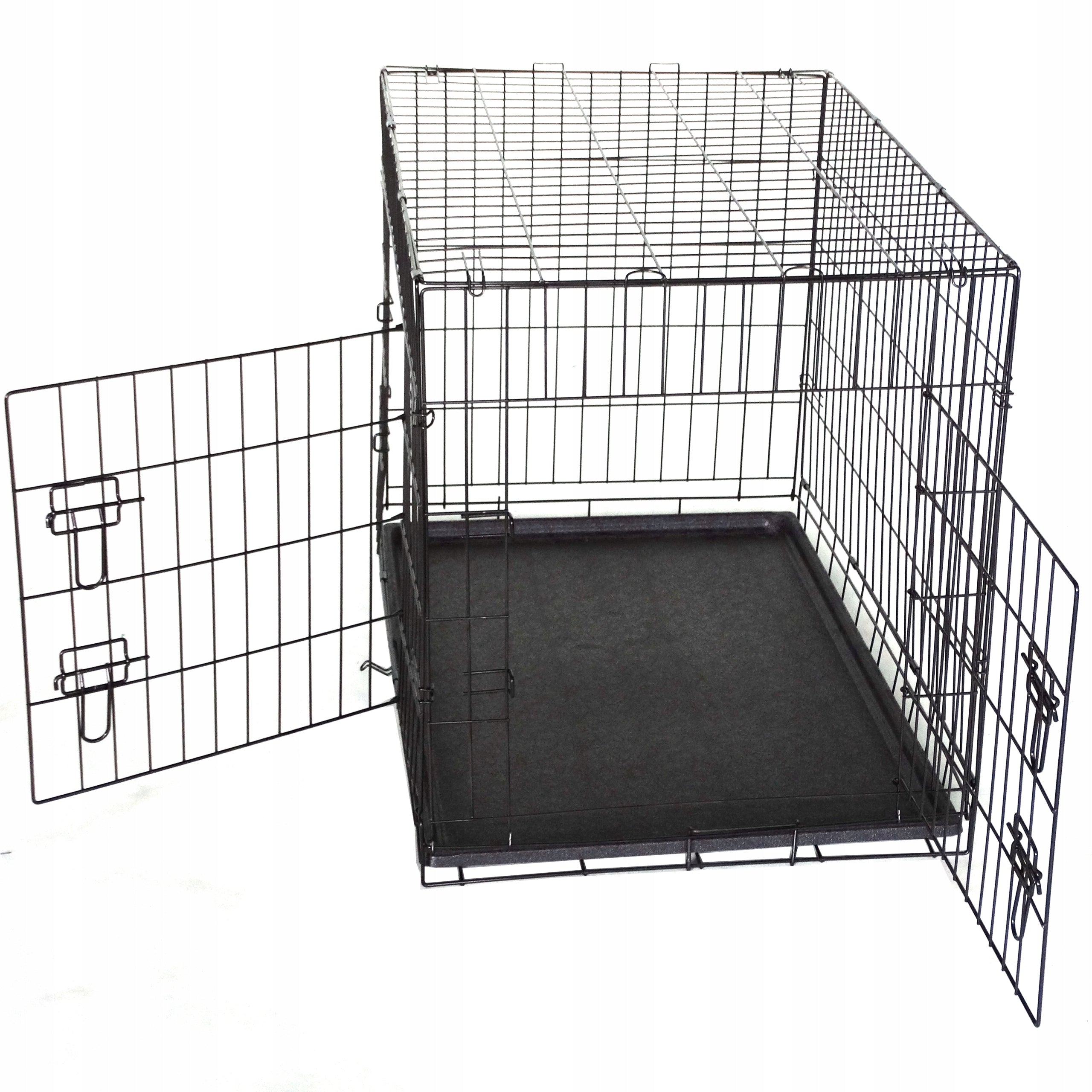 ANIMAL DOG CAGE METAL KENNEL PLAYPEN TRANSPORTER XXXL 121x76x82 Packaging status original