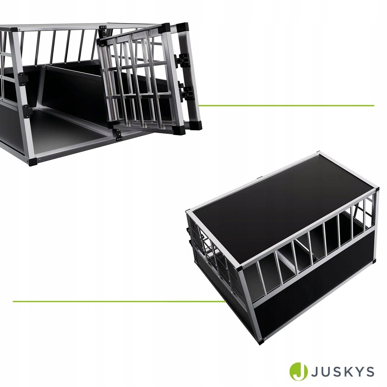 ANIMAL DOG TRANSPORTER ALUMINUM TRAVEL CAGE FOR CAR L-XL Kind carrier