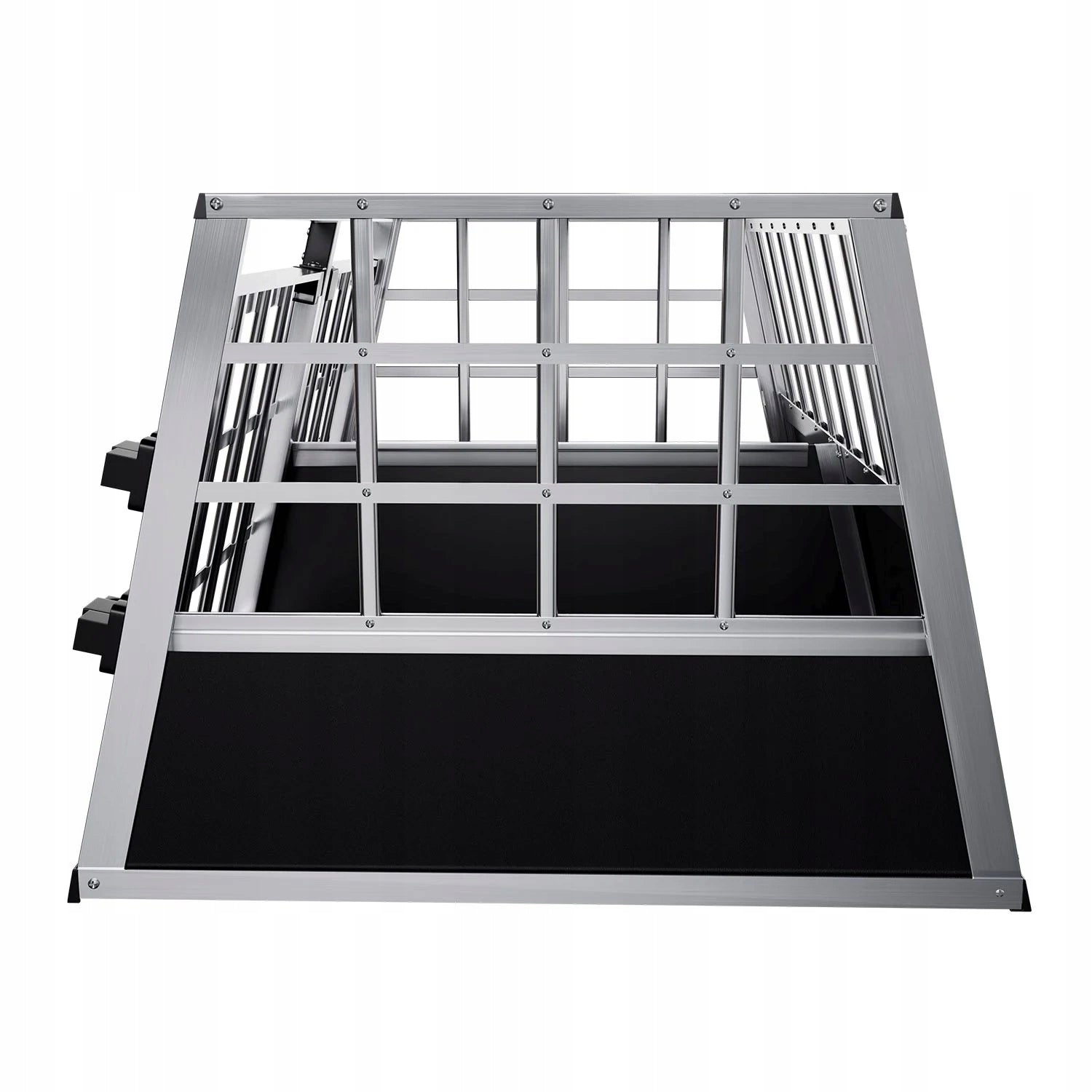 ANIMAL DOG TRANSPORTER ALUMINUM TRAVEL CAGE FOR CAR L-XL Main material metal