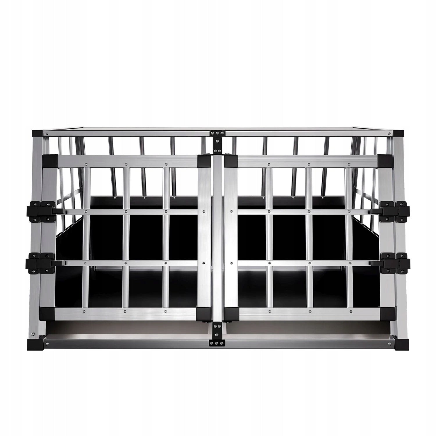 ANIMAL DOG TRANSPORTER ALUMINUM TRAVEL CAGE FOR CAR L-XL Size L/XL