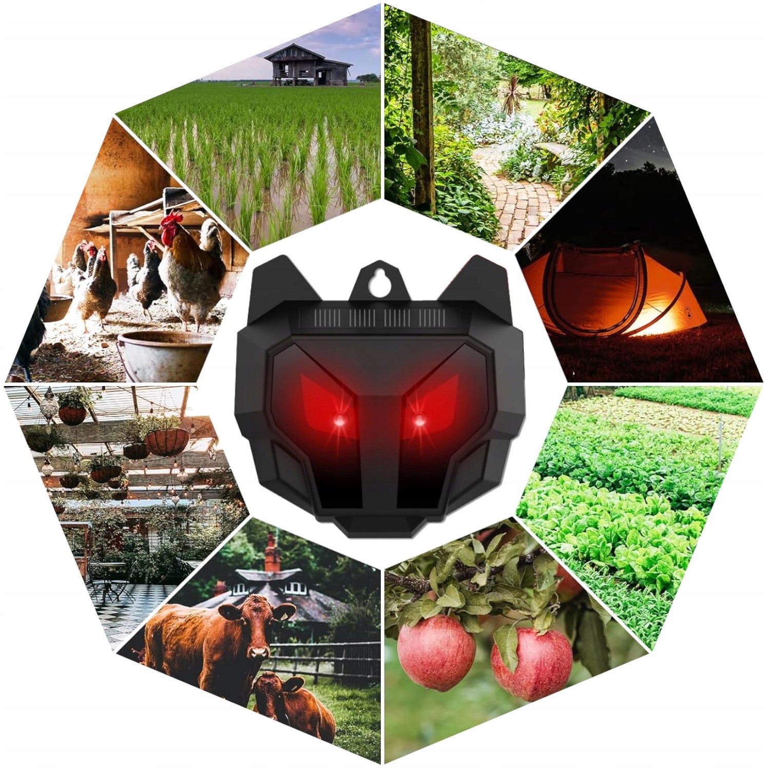 ANIMAL REPELLENT CAT DEER BIRDS WILD MICE 7IN1 STRONG LIGHT Brand no brand