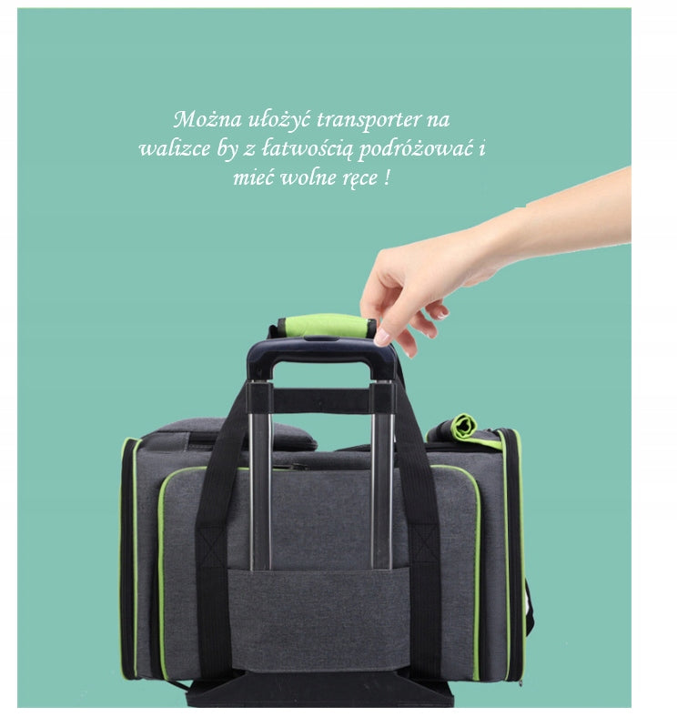 ANIMAL TRANSPORTER BAG FOLDING L 48x30x31cm Product depth 48 cm