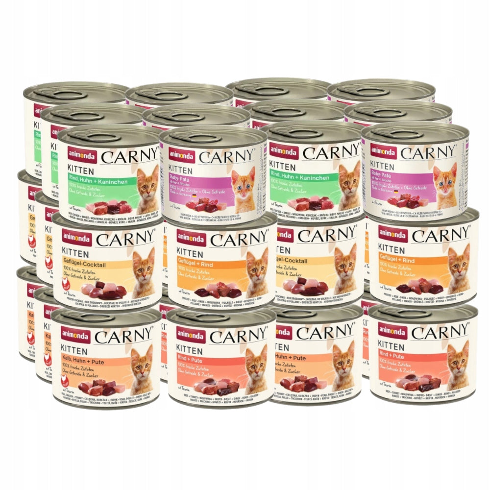 ANIMONDA Carny Kitten MIX Flavours kitten food 36x200g