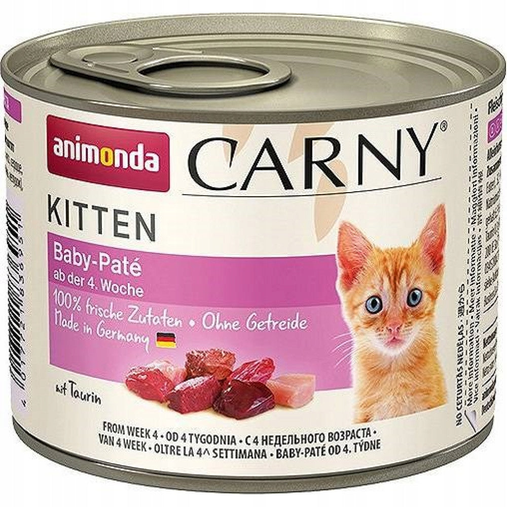 ANIMONDA Carny Kitten mix of flavors wet food for kittens 12x200 g Brand Animonda