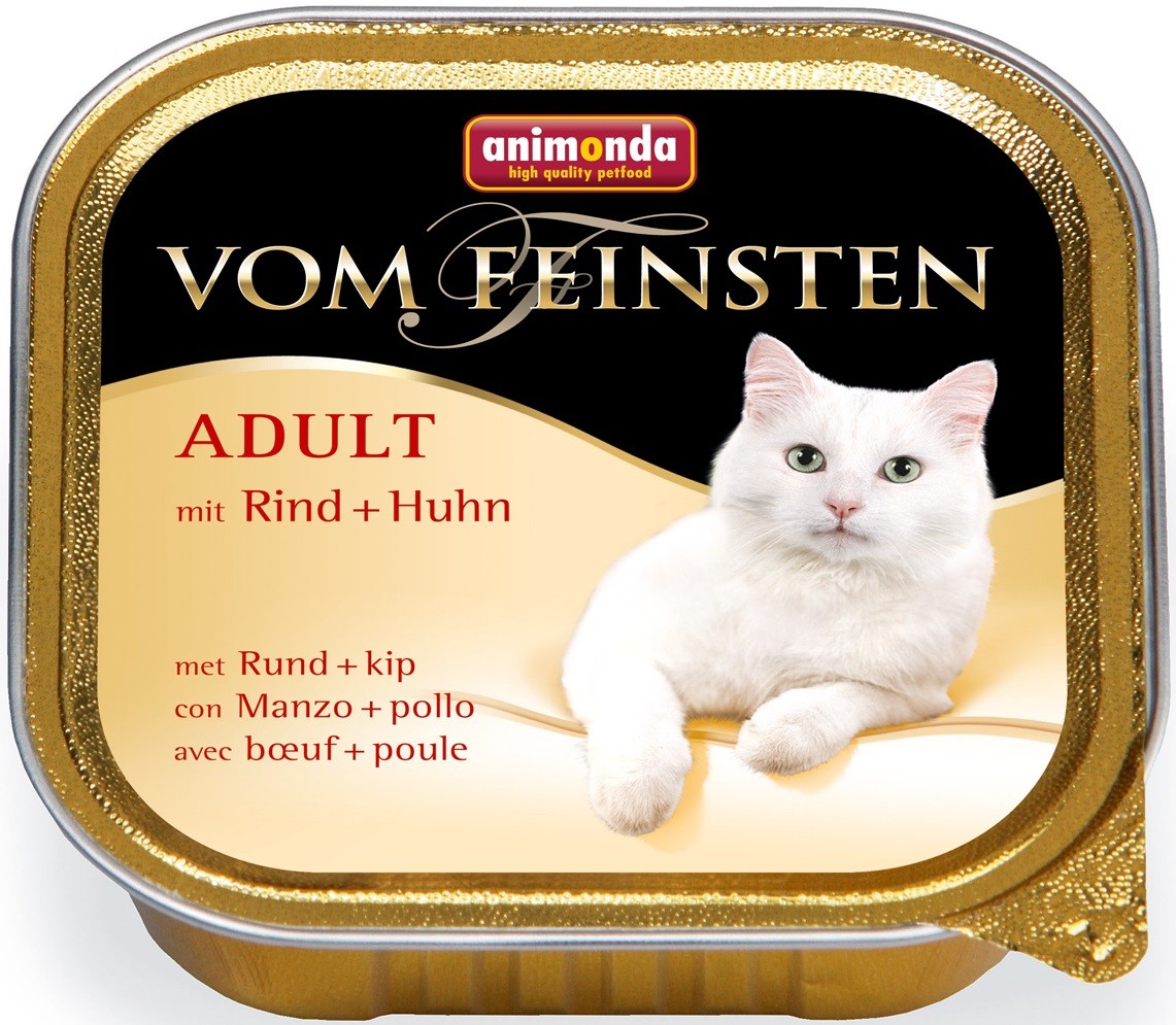 ANIMONDA Vom Feinsten ADULT Beef Chicken 100g Brand Animonda