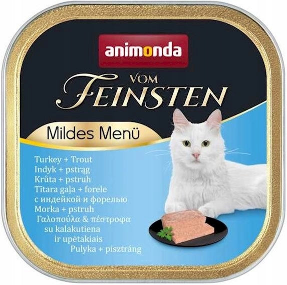 ANIMONDA Vom Feinsten Cat Menue Turkey Trout 100g Date