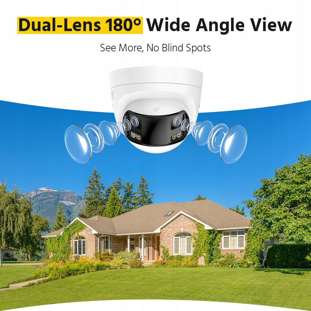 ANNKE 6MP PoE Security Camera Outdoor with Dual Lens 180° Filed of View Manufacturer code AP-I51HD0102