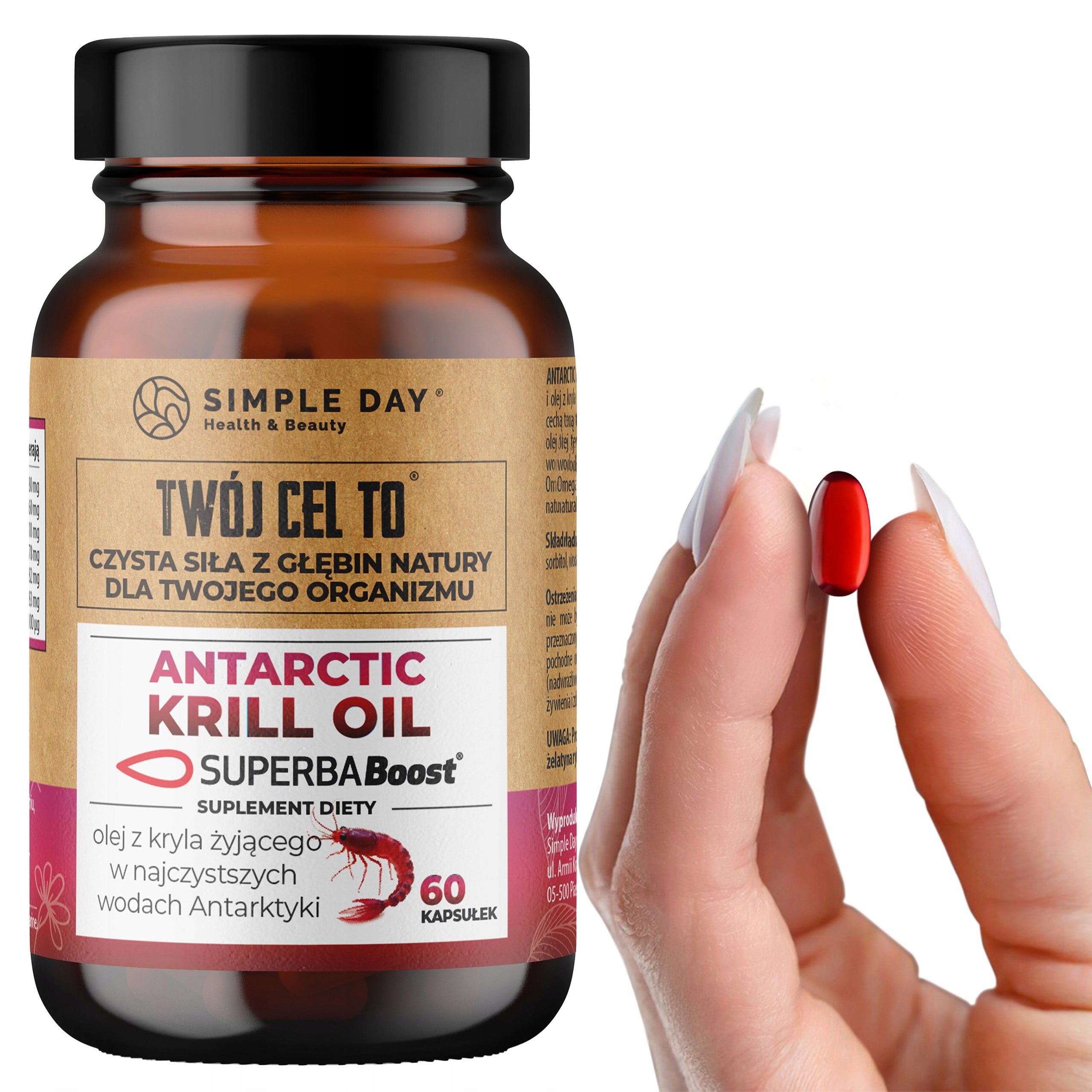 ANTARCTIC KRILL OIL KRILL 590 mg SuperbaBoost CHOLINE ASTAXANTHIN